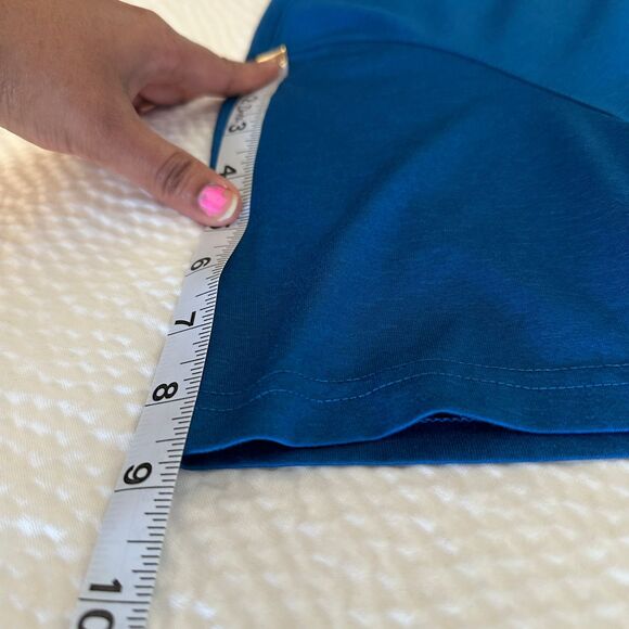 Nike Men's Athletic Cut Dri Fit Shirt Short Sleeves Tshirt Blue Tee Size S - Picture 7 of 9